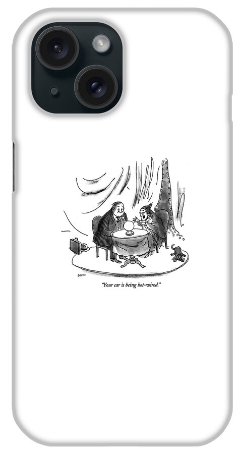 Your Car Is Being Hot-wired iPhone Case