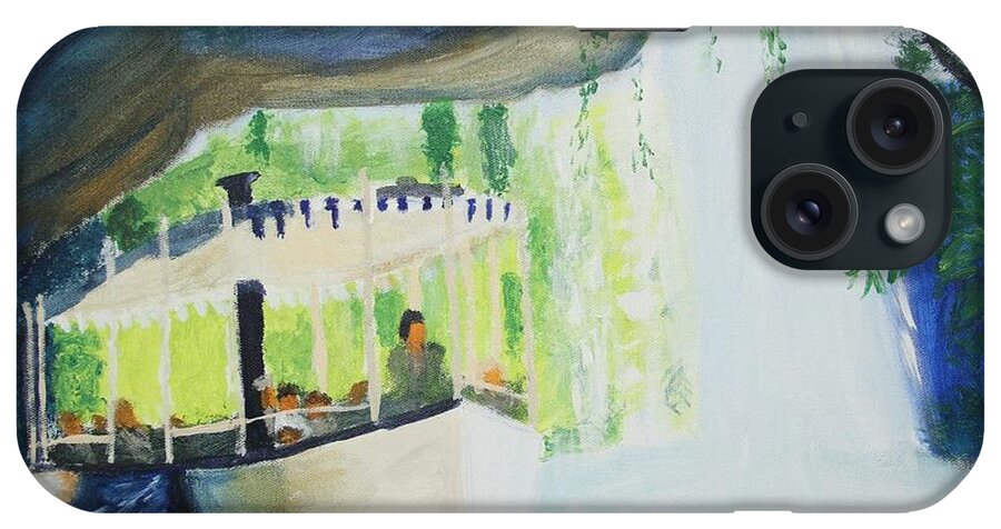Boat iPhone Case featuring the painting You're In De Nile by Marina McLain