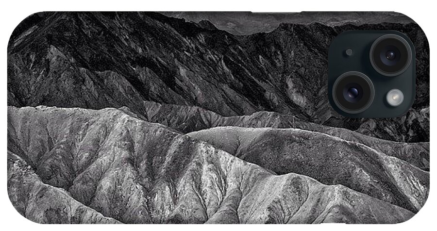  iPhone Case featuring the photograph Zabriske Point At Dawn by Randy Lemoine