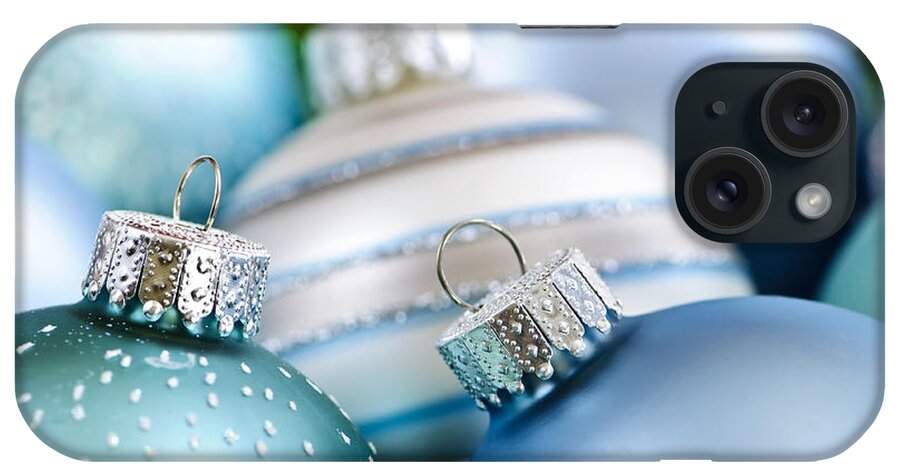 Christmas iPhone Case featuring the photograph Christmas ornaments 9 by Elena Elisseeva