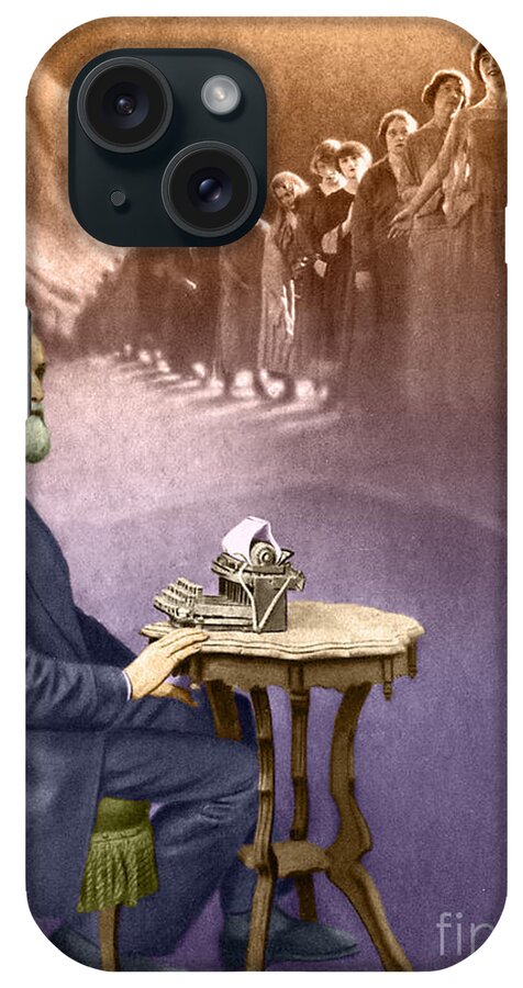 History iPhone Case featuring the photograph Christopher Sholes, American Inventor #1 by Photo Researchers