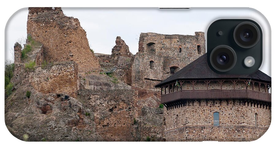 Castle iPhone Case featuring the photograph Filakovo Hrad - Castle #1 by Les Palenik