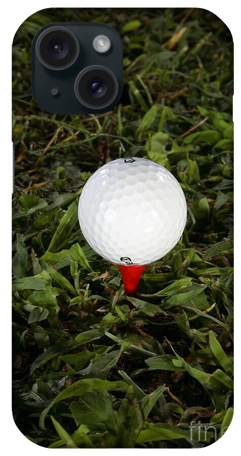 Golf iPhone Case featuring the photograph Golf Ball #1 by Ted Kinsman