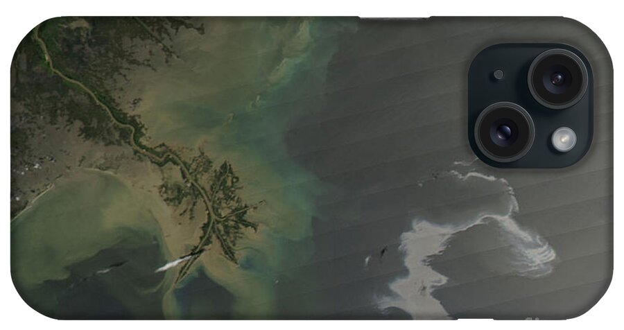 Oil Spill iPhone Case featuring the photograph Gulf Oil Spill, April 2010 #1 by Nasa