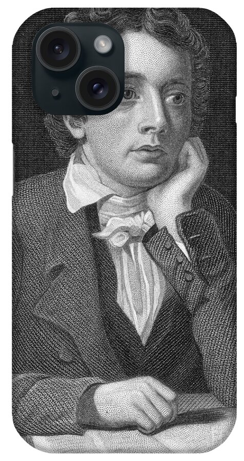 History iPhone Case featuring the photograph John Keats, English Romantic Poet #1 by Photo Researchers