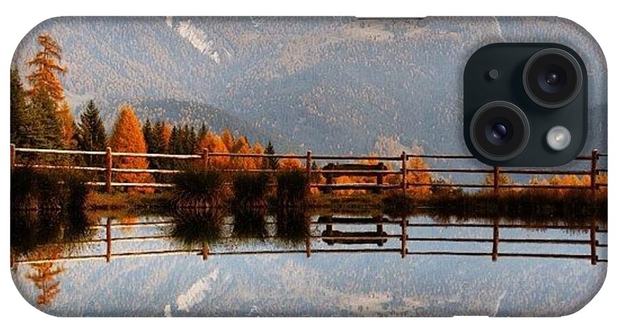 Outdoor iPhone Case featuring the photograph Reflections #1 by Luisa Azzolini
