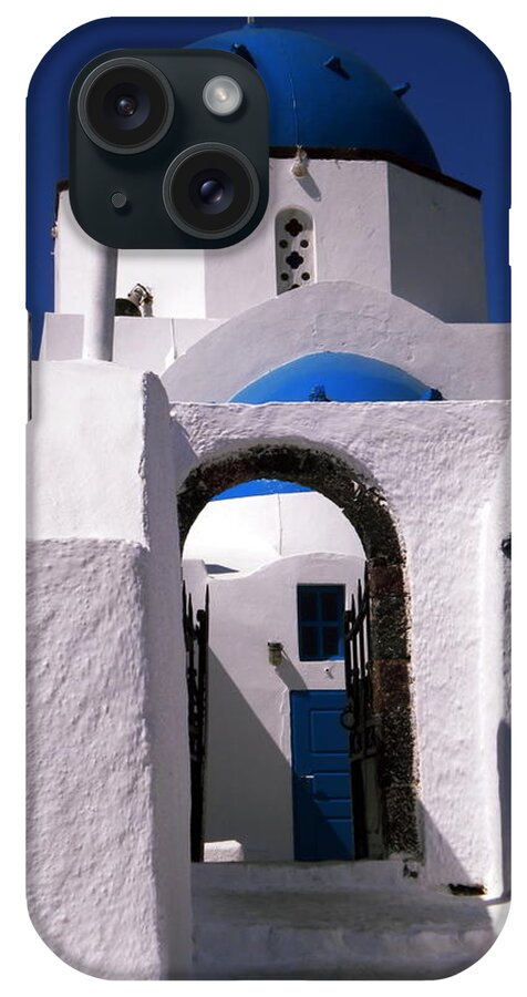 Coletteguggenheim iPhone Case featuring the photograph Santorini church greece by Colette V Hera Guggenheim