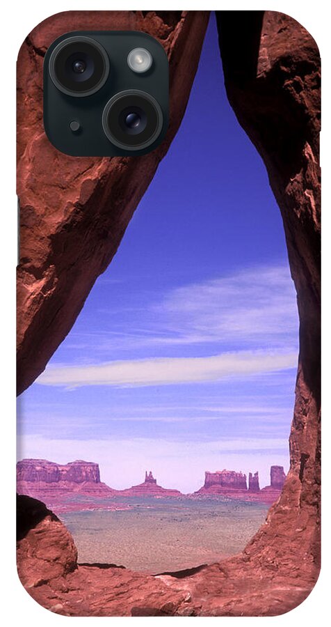 Teardrop Arch iPhone Case featuring the photograph Teardrop Arch Monument Valley #1 by Dave Mills