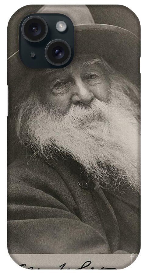 Portrait iPhone Case featuring the photograph Walt Whitman by Photo Researchers