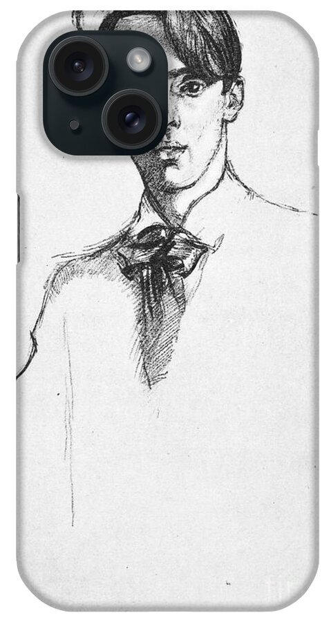 1898 iPhone Case featuring the photograph William Butler Yeats #1 by Granger