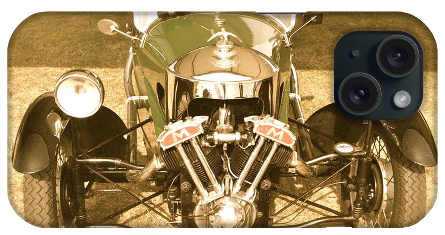  iPhone Case featuring the photograph 1930s Three Wheel Morgan by John Colley
