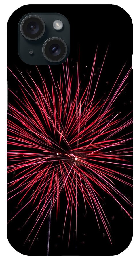 July iPhone Case featuring the photograph Fireworks #2 by Farol Tomson