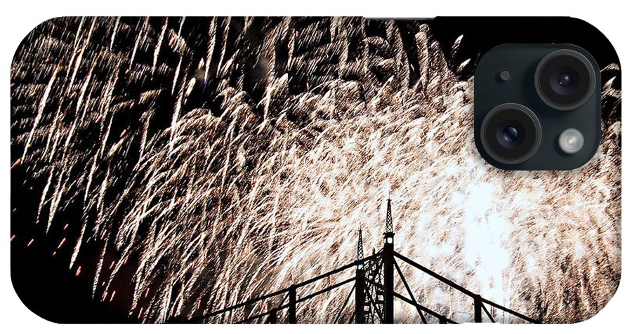 Fireworks iPhone Case featuring the photograph Fireworks #2 by Michael Dorn