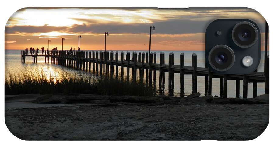 Sunset iPhone Case featuring the photograph Sunset Cape Charles Virginia #2 by Sven Migot