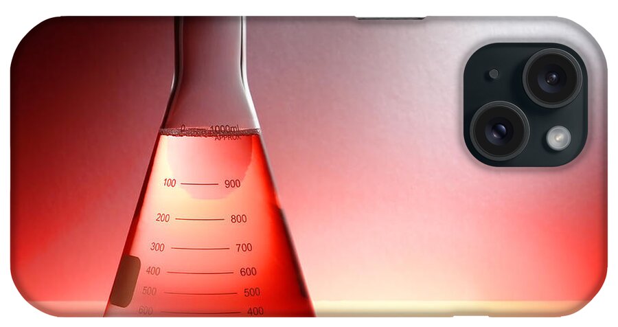 Erlenmeyer iPhone Case featuring the photograph Laboratory Equipment in Science Research Lab #20 by Science Research Lab