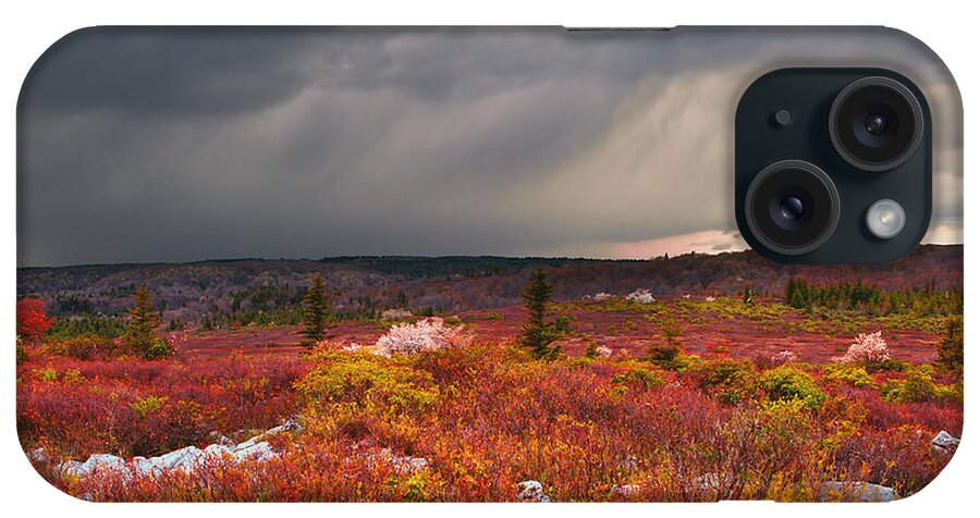 Stormy Weather iPhone Case featuring the photograph Dolly Sods Wilderness #5 by Mary Almond
