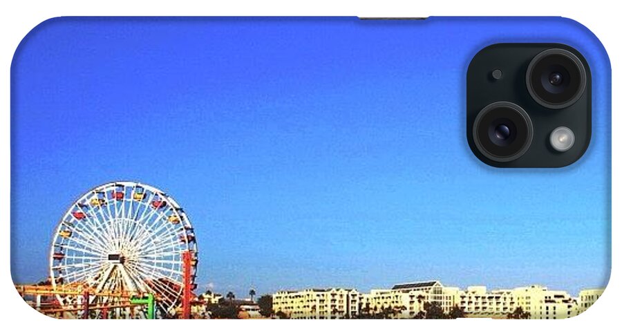  iPhone Case featuring the photograph Santa Monica Beach #4 by Luisa Azzolini