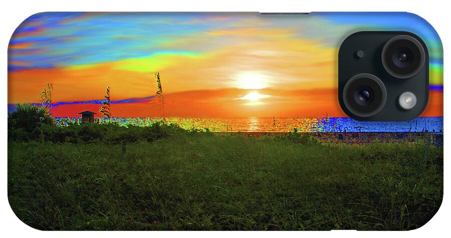  iPhone Case featuring the photograph 49- Electric Sunrise by Joseph Keane