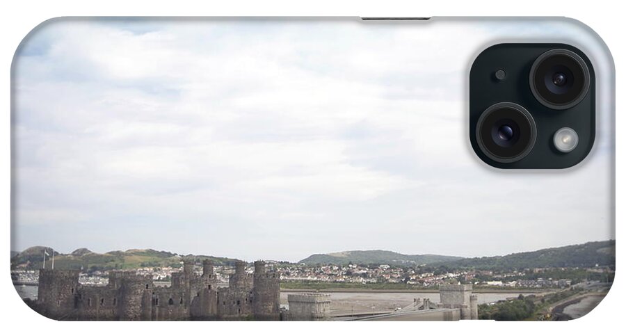 Castles iPhone Case featuring the photograph Conwy castle #5 by Christopher Rowlands