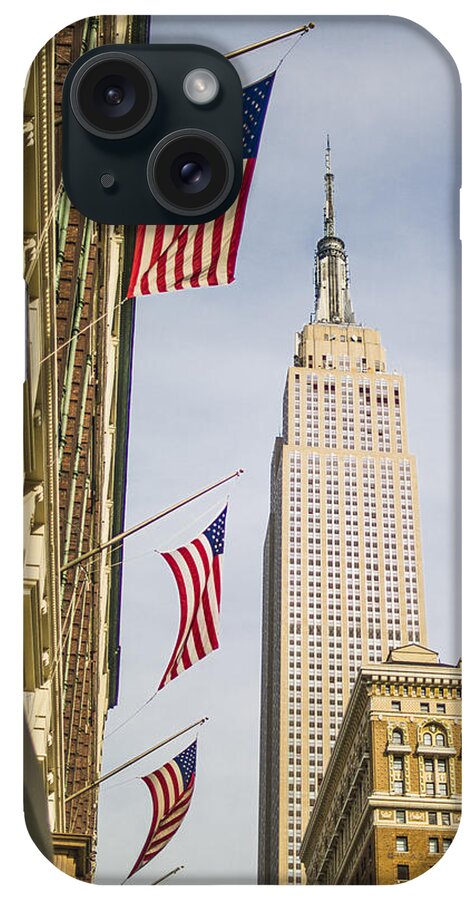 Empire State Building iPhone Case featuring the photograph Empire State Building #6 by Theodore Jones