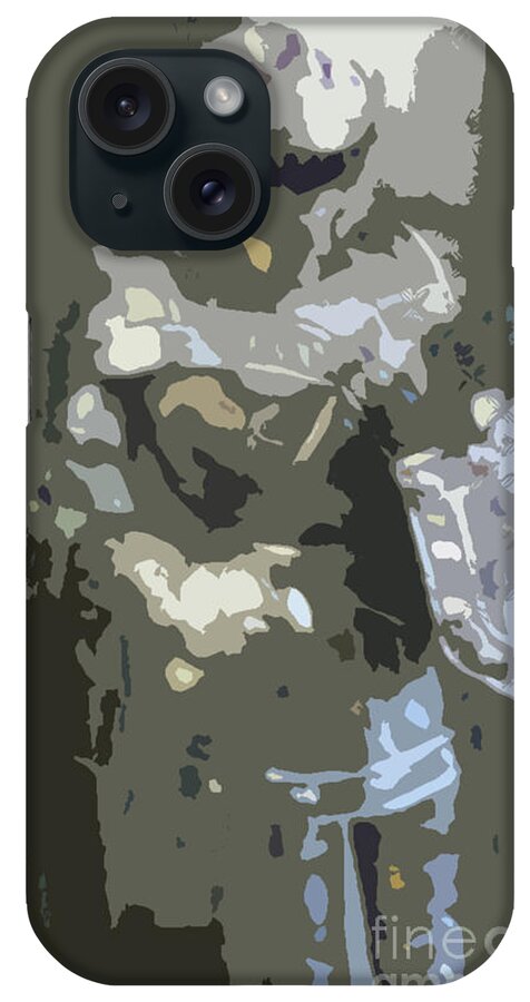History iPhone Case featuring the digital art A Nightly Knight by Karen Francis