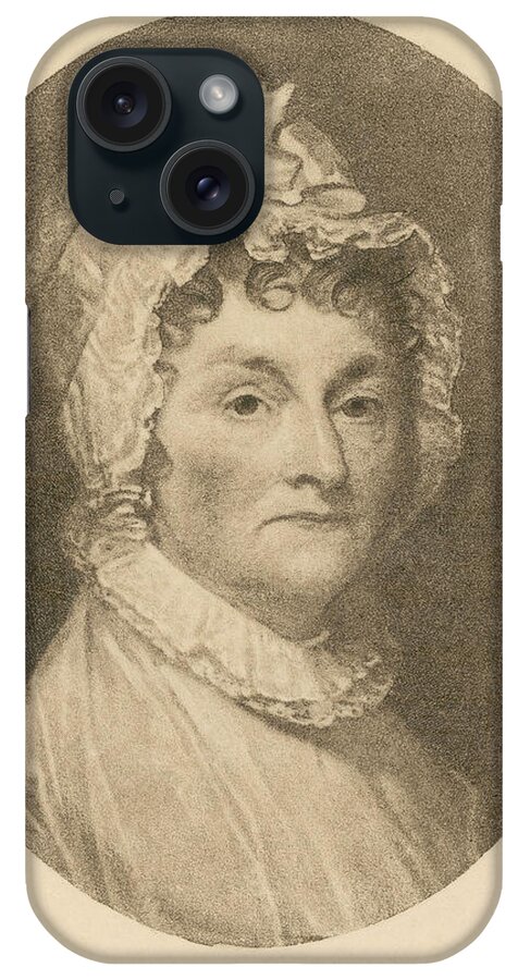 Painting iPhone Case featuring the photograph Abigail Adams by Photo Researchers