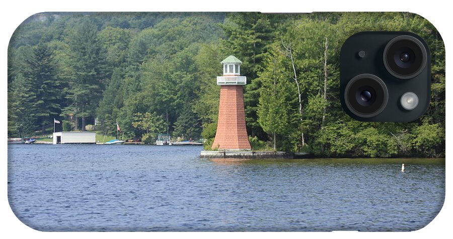 Seven Lakes iPhone Case featuring the photograph Adirondack Lighthouse by Ann Murphy
