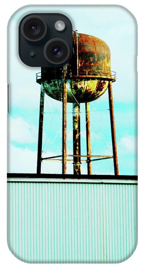 Water Tower iPhone Case featuring the photograph Along Highway 61 by Lizi Beard-Ward