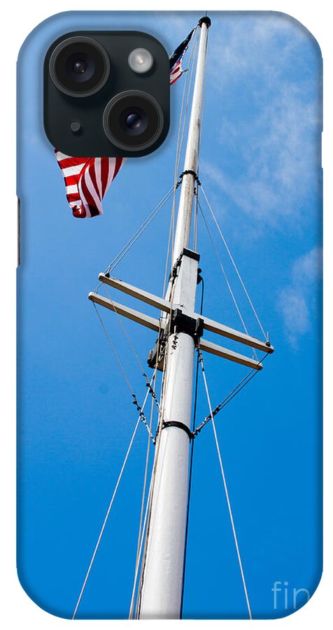 Baltimore iPhone Case featuring the photograph American Flag in Fort McHenry Baltimore Maryland by Thomas Marchessault