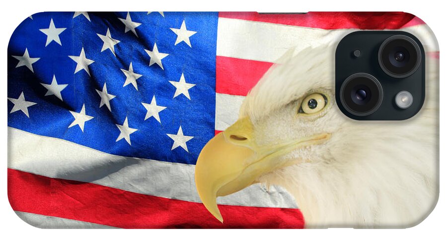 America iPhone Case featuring the photograph American by Shane Bechler