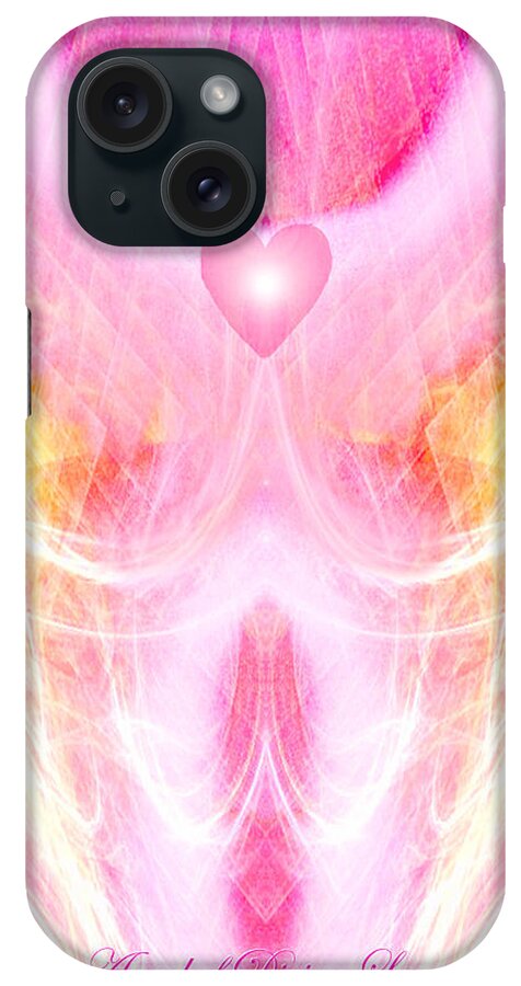 Angel iPhone Case featuring the digital art Angel of Divine Love by Diana Haronis
