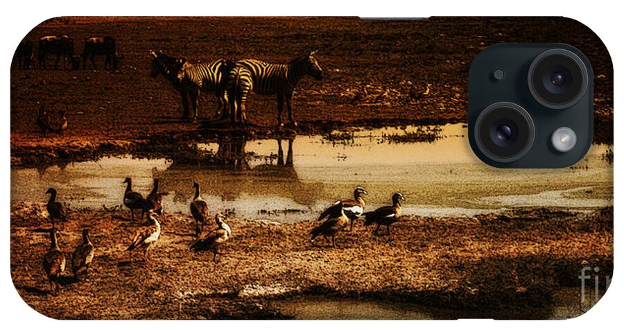 Kenya iPhone Case featuring the photograph Around The Pond by Lydia Holly