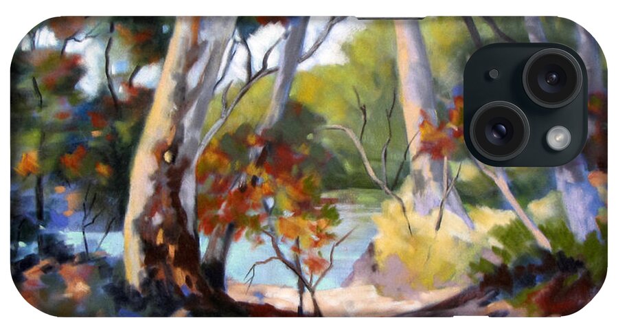 Trees iPhone Case featuring the painting Australia Revisited by Rae Andrews