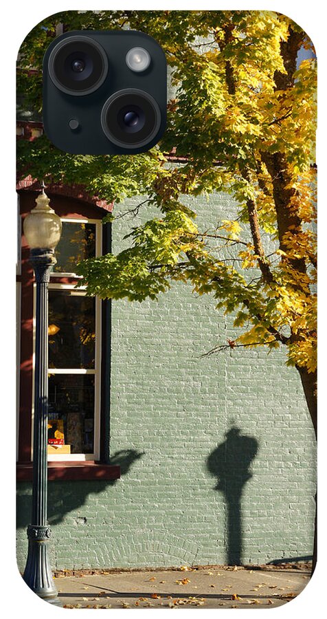 Grants Pass iPhone Case featuring the photograph Autumn Detail in Old Town Grants Pass by Mick Anderson