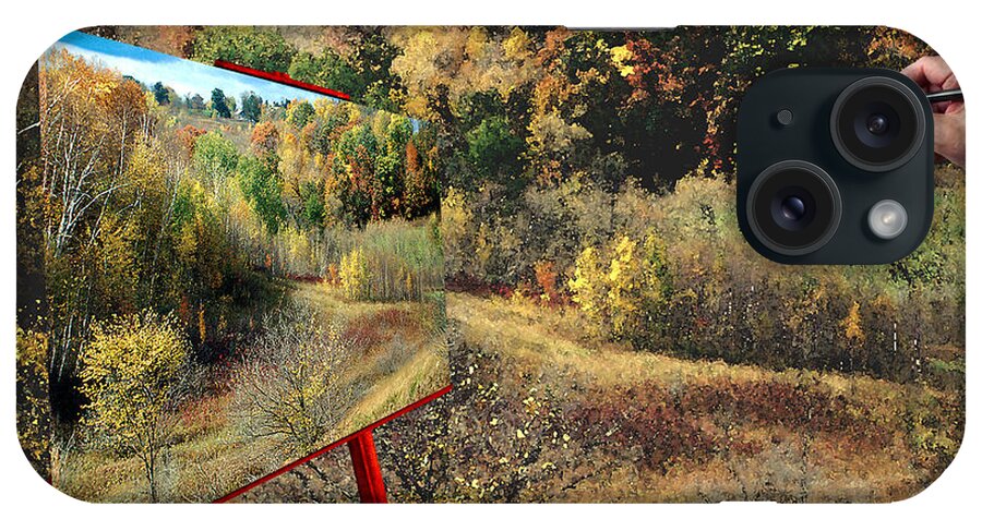 Hand iPhone Case featuring the photograph Autumn Roads by Jon Lord