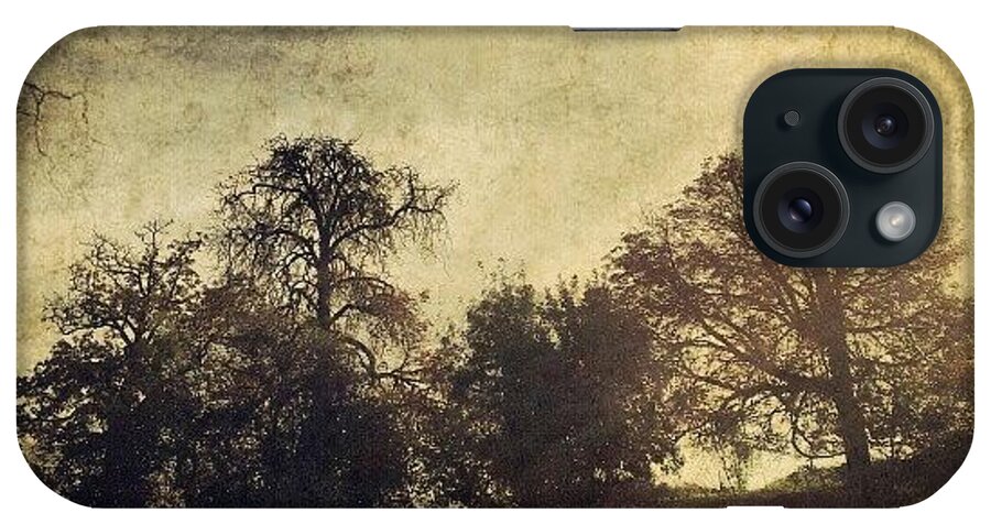 England iPhone Case featuring the photograph #autumn #trees #winter #weather by Stephen Clarridge