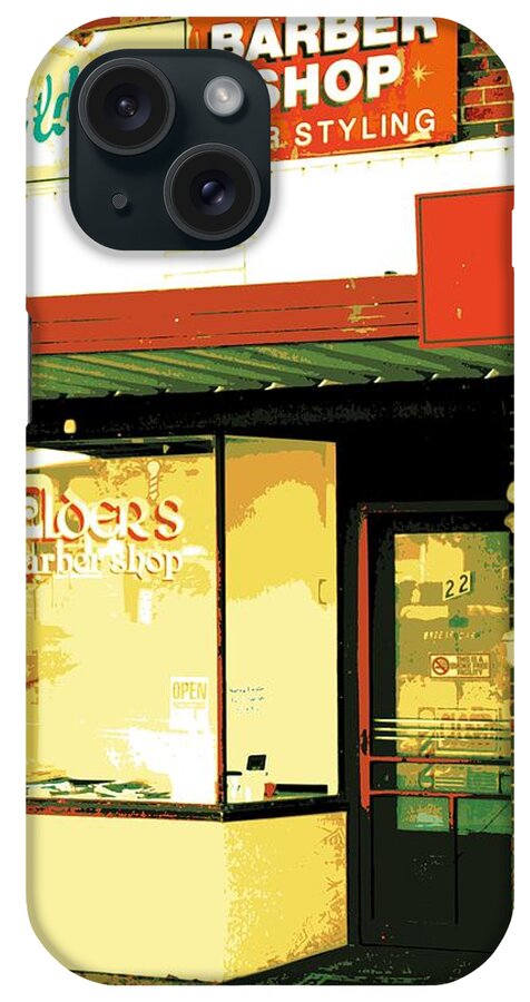 Americana iPhone Case featuring the photograph Barber Shop by Sheri Parris