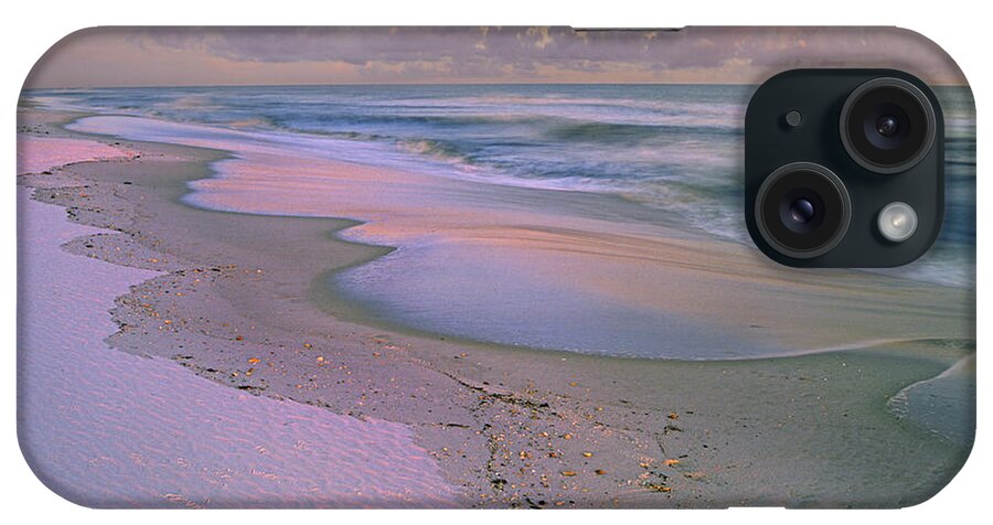00486906 iPhone Case featuring the photograph Beach At Sunrise Gulf Islands National by Tim Fitzharris