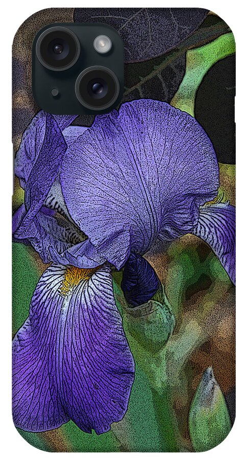 Nature iPhone Case featuring the photograph Bearded Iris by Michael Friedman