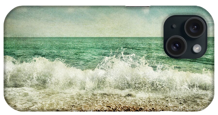 Sea iPhone Case featuring the photograph Beside the Sea V by Sharon Johnstone