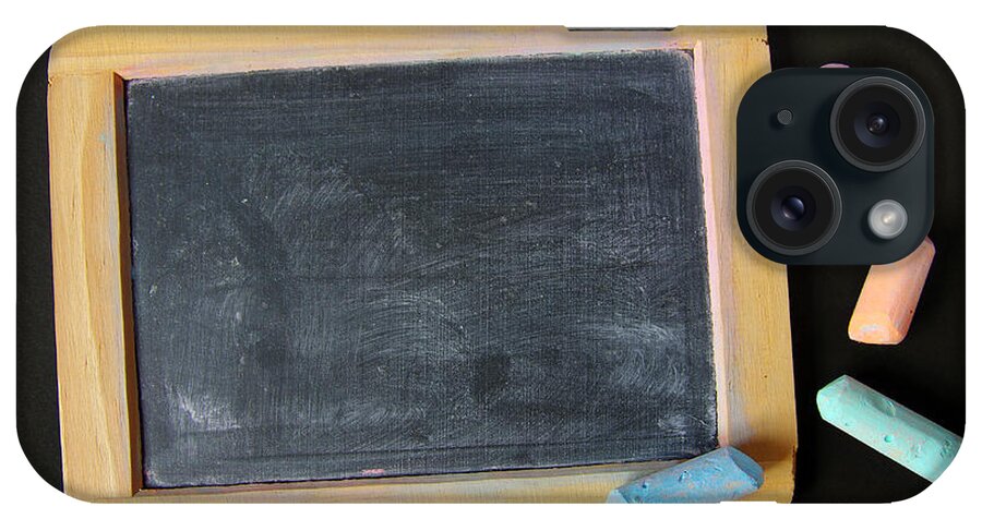 Abc iPhone Case featuring the photograph Blackboard chalk by Carlos Caetano