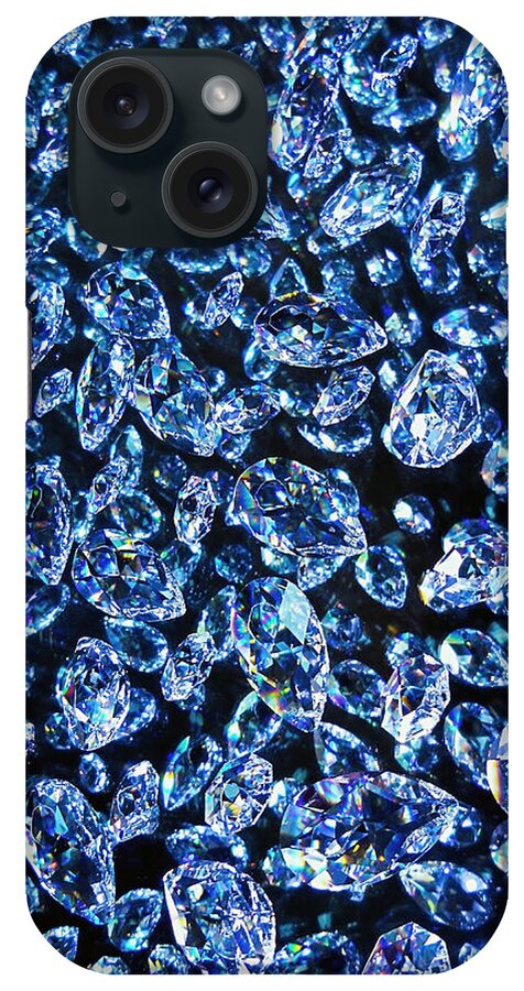 Diamond iPhone Case featuring the photograph Blue ... by Juergen Weiss