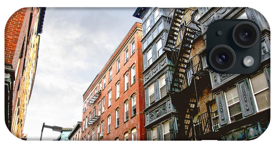 House iPhone Case featuring the photograph Boston street 2 by Elena Elisseeva