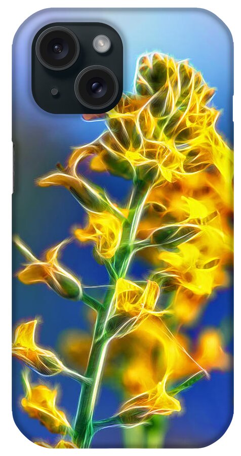 Field Mustard iPhone Case featuring the photograph Brassica Rapa by Bill and Linda Tiepelman
