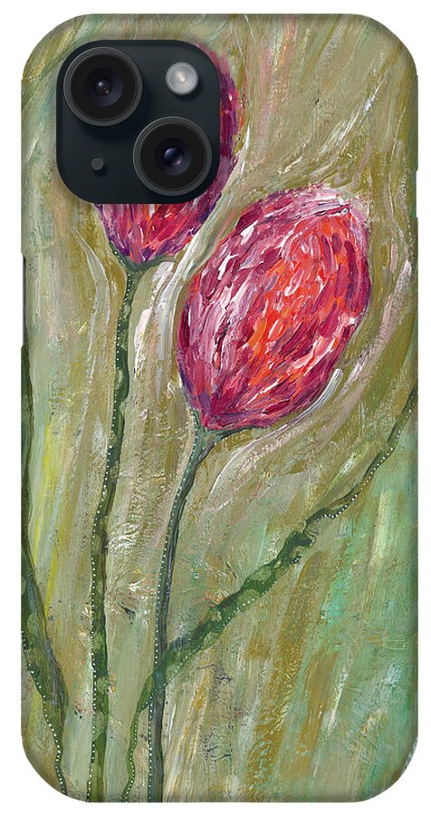 Floral iPhone Case featuring the painting Breath of Fresh Air by Tanielle Childers