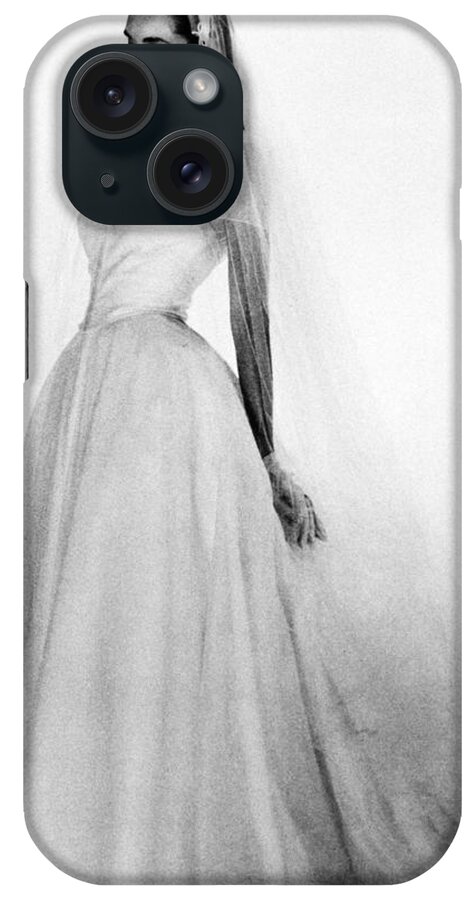 1947 iPhone Case featuring the photograph Bridal Gown, 1947 by Granger