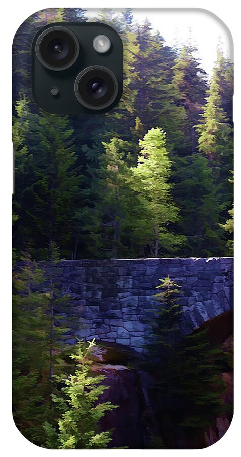 Bridge iPhone Case featuring the photograph Bridge In The Middle Of Beauty by Cherie Duran