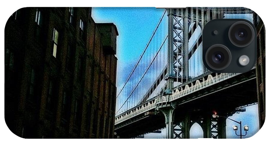 Bridge iPhone Case featuring the photograph #brooklyn #ny #newyork #newyorker by Joel Lopez