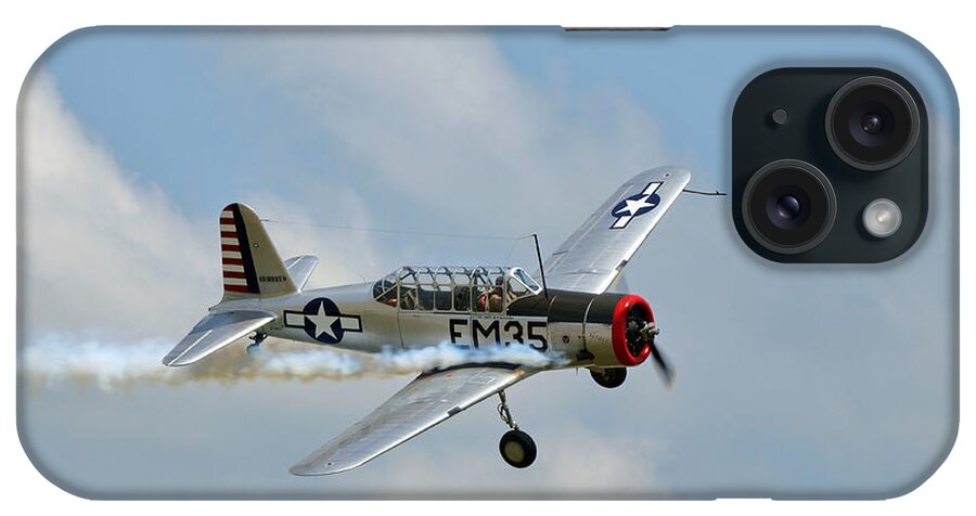 Wwii iPhone Case featuring the photograph BT-13 Vultee Valiant by Alan Hutchins