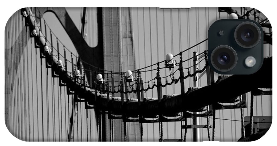 Bridges iPhone Case featuring the photograph Cables by John Schneider